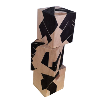 relook an old stool by Adèle Houssin